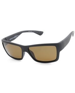 Jetpilot Dagger Matte Black/Brown Polarised Floating Sunglasses S20995