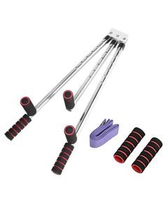 3-Bar Leg Stretcher 6-Hole Adjustment Red