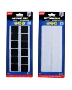 Adhesive Tape Square Hook & Loop Large 30mm x 30mm