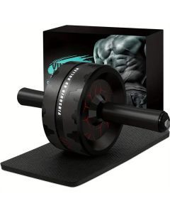 Core Abdominal Wheel Roller with Knee Pad