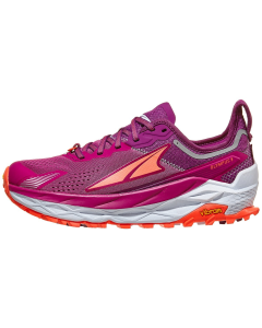 Altra Olympus 5 Womens Trail Running Shoes - Purple/Orange (Vibram Sole Sneakers/Runners)