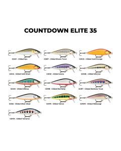 3.5cm Rapala Countdown Elite Sinking Hardbody Balsa Fishing Lure