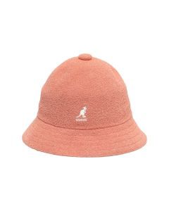 Kangol Bermuda Bucket Hat - Peach Pink (Summer Camping Beach Fishing Cap K3050ST)