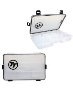 Medium Tackle Tactics Waterproof Fishing Tackle Tray - Adjustable Compartments
