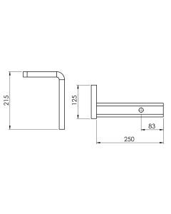 Hayman Reese 21228 Interlock Trailer Ball Mount with adjustable 5 hole and Towball