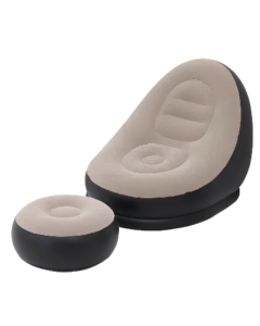Inflatable Foldable Recliner Sofa with Ottoman