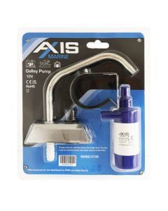 AXIS MARINE GALLEY PUMP AND FAUCET KIT 12V 100GPH