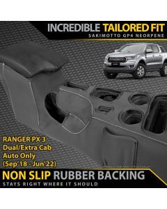 Ford Ranger PX III AUTO Neoprene Centre Console Organiser (Available)