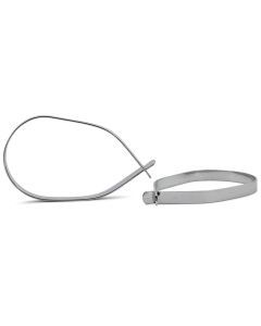 Shiny Steel Trouser Protection Band for Keeping Pants out of Bike Chains