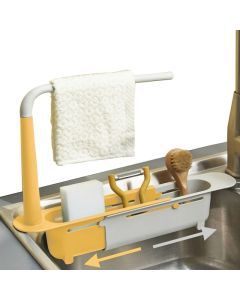 Telescopic Sink Rack Holder Organizer