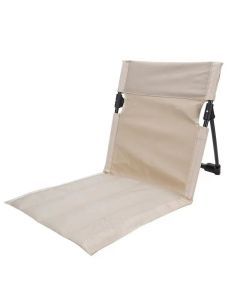 Foldable Camping Chair Cushion And Storage Bag Beige