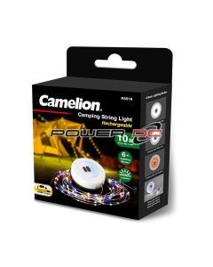 COLOURFUL 2-IN-1 RECHARGEABLE LED CAMPING AND MULTI STRING LIGHT