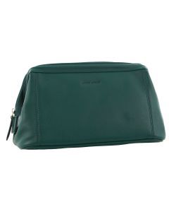 Pierre Cardin Mens Rustic Leather Travel Toiletry Bag - Zirkon