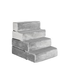 Pawz Pet Stairs 4 Step Ramp Portable Adjustable Climbing Ladder Soft Washable XL