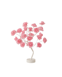 Table Lamp Rose Flower Tree