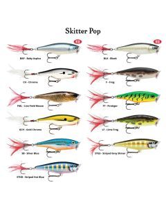 9cm Rapala Skitter Pop Topwater Popper Fishing Lure
