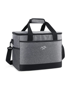 26L Insulated Cooler Bag Camping Dark Gray