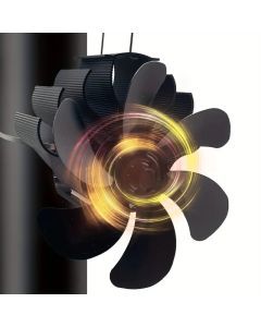 6-Blade Wood Stove Fan - Upgrade Chimney-Bundled Type