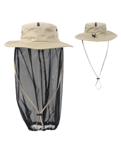 On The Road RV Mozzie Beige Hat With Net