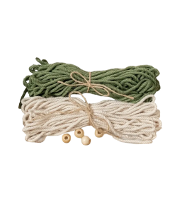 Twinkling Tidings: Pair of Woven Christmas Trees