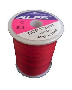 Alps 100yds of Red Rod Wrapping Thread - Size C (0.2mm) Rod Binding Cotton