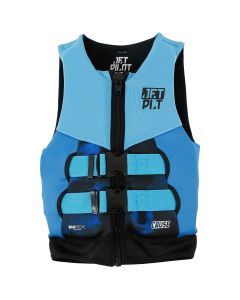 Jetpilot Cause Kids Blue Neoprene L50s PFD Life Jacket Vest Sizes 3-14
