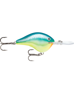 Rapala DT10 (Dives to 10ft) Crankbait Fishing Lure - Caribbean Shad