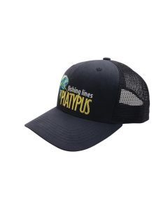 Platypus Fishing Lines Navy Blue Trucker Cap with Adjustable Snap Closure