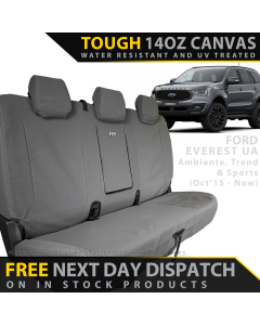 Ford Everest UA Retro Canvas 2nd Row Seat Covers (In Stock)