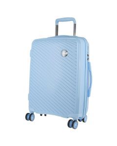 Monaco Cabin Luggage Bag Travel Carry On Suitcase 54cm (39L) - Blue