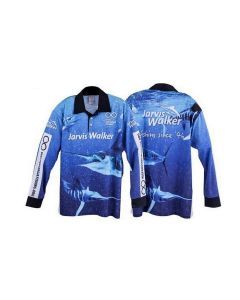 Jarvis Walker Long Sleeve Tournament Fishing Shirt with Collar-Fishing Jersey