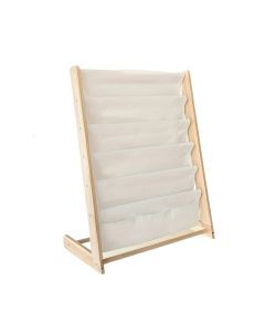 Wooden Bookshelf with Legs with Open Storage