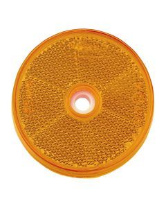 Narva 84011BL Amber Retro Reflector with Central Fixing Hole