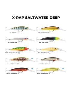 11cm Rapala Saltwater X-Rap Deep Hardbody Fishing Lure