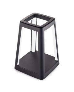 Lexon Lantern Portable Lamp With Built-In Wireless Charger - Black