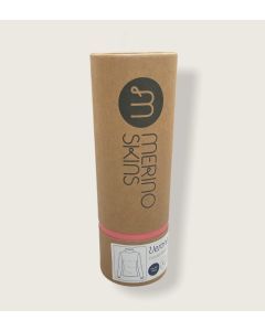 Merino Skins Womens Verona Funnel Neck Long Sleeve Thermal Top - French Navy