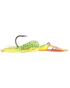 Zman 3/4oz Chatterbait Big Blade Skirted Jig Lure - FIRE TIGER