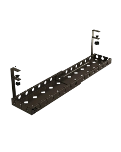 Adjustable Under-Table Cable Tray with Power Brackets