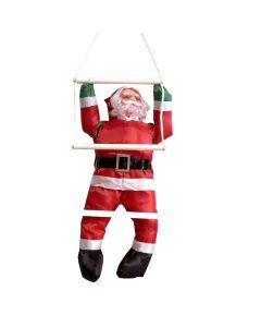 Life-Size Santa Claus Hanging Decoration Display
