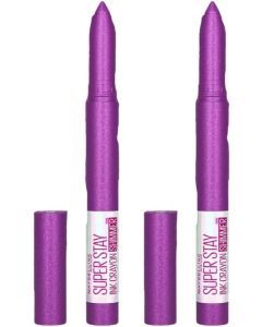 2x Maybelline New York Superstay Ink Longwear Crayon Lipstick - Throw a Party 170