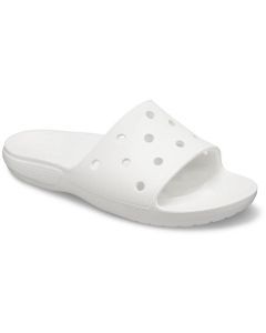 Crocs Adult Classic Slide Sandals - White (Summer Unisex Shoes/Slippers/Thongs)
