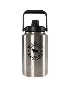 Ringers Western Big Gulp 1 Gallon Insulated Jug 3785ml Double Wall Vacuum in Stainless Steel