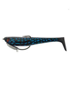 5 Inch Zerek Flat Shad Pro Soft Plastic Lure - Black Coral Trout