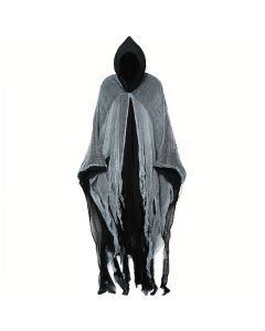 Skeleton Halloween Cloak with Hood