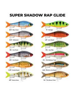Rapala Super Shadow Rap Glide 11cm Jointed Swimbait Lure