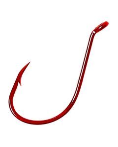 1 Box of Eagle Claw Lazer Sharp L2RU Red Long Shank Octopus Hooks
