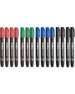 2x 15-Pack (30pcs Total) Artline Supreme Permanent Markers - Assorted Colours