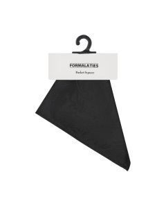 Formalaties Tapestry Black Pocket Square (Floral Print Handkerchief)