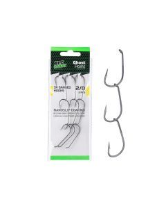 Bite Science Ghostpoint 3 Sets of 3 Size 2/0 Chemically Sharpened Ganged Hooks