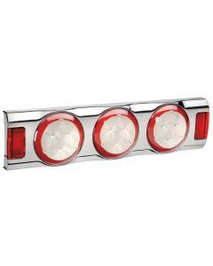 Narva 12 Volt LED Rear Direction Indicator & Twin Stop/Tail Lamps, Chrome, LH